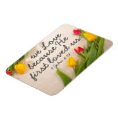 Magnet Flexible Encouragement verset 1 Jean 4:19 (Côté Gauche)