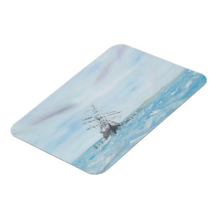 Magnet Flexible Endurance piégée par la glace Antarctique. Peint