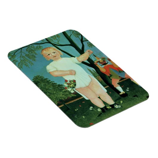 Magnet Flexible Enfant avec une marionnette, vers 1903 (huile sur (Côté Droit)