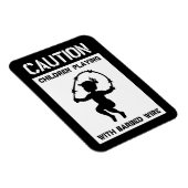 Magnet Flexible Enfants jouant (Côté Droit)