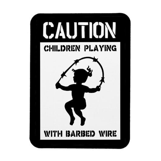 Magnet Flexible Enfants jouant (Vertical)