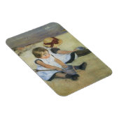 Magnet Flexible Enfants jouant sur la plage par Mary Cassatt (Côté Droit)