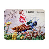 Magnet Flexible Enfants Riding Grasshoppers (Horizontal)