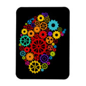 Magnet Flexible Engrenage du cerveau Aimant flexible (Vertical)