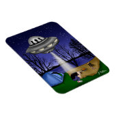 Magnet Flexible Enlèvement Extraterrestre d'OVNI Alien (Côté Droit)