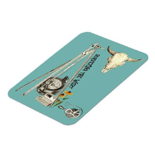 MAGNET FLEXIBLE ENQUÊTE SUR LES TERRES DE L'OUEST SURVEILLANT ANCI (Côté Gauche)