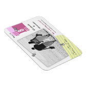 Magnet Flexible Enregistrer la date Ajouter la photo Aimant Note P (Côté Droit)