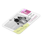 Magnet Flexible Enregistrer la date Ajouter la photo Aimant Note P (Côté Gauche)