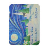 Magnet Flexible Enregistrer La Date Anniversaire D'Hiver (Vertical)