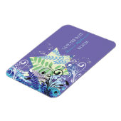 Magnet Flexible Enregistrer la date Bat mitzvah FLORAL STAR ABSTRA (Côté Gauche)