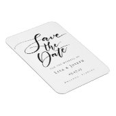 Magnet Flexible Enregistrer la date Calendrier élégant (Côté Droit)