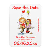 Magnet Flexible Enregistrer La Date Drôle (Vertical)