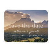 Magnet Flexible Enregistrer la date/ Enregistrer notre date Mariag (Horizontal)