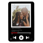 Magnet Flexible Enregistrer la date Lecteur de musique Première da (Vertical)