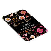 Magnet Flexible Enregistrer la date magnétique rose (Côté Droit)