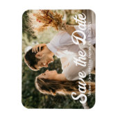 Magnet Flexible enregistrer la date moderne écriture manuscrite ph (Vertical)