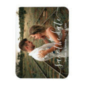 Magnet Flexible enregistrer la date moderne écriture manuscrite ph (Vertical)