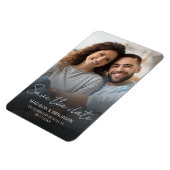Magnet Flexible Enregistrer la date Photo Mariage Fiançailles pers (Côté Gauche)