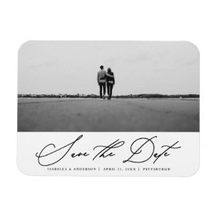 Magnet Flexible Enregistrer la photo du Mariage photo du script de