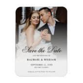 Magnet Flexible Enregistrer la photo Mariage date (Vertical)