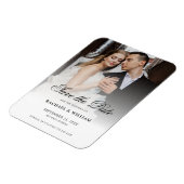 Magnet Flexible Enregistrer la photo Mariage date (Côté Gauche)