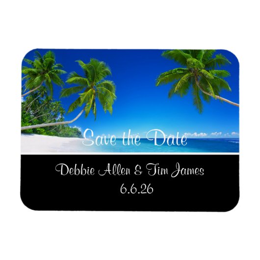 Magnet Flexible Enregistrer l'aimant de date (Horizontal)