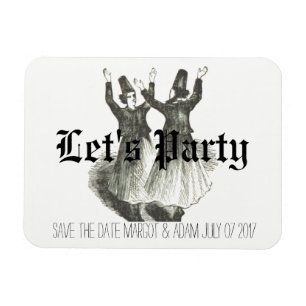 Magnet Flexible Enregistrer l'aimant de date, Offbeat mariage, Qui