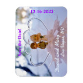 Magnet Flexible Enregistrer l'aimant Mariage de date (Vertical)