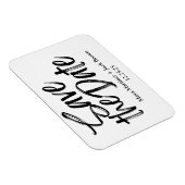 Magnet Flexible Enregistrer le aimant photo flexible Date (Côté Droit)