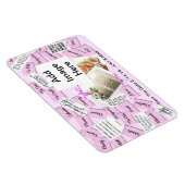 Magnet Flexible Enregistrer Le Mariage Date (Côté Droit)