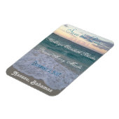 Magnet Flexible Enregistrer le mariage de Date Beach (Côté Gauche)