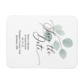 Magnet Flexible Enregistrer le rappel de l'aimant de date (Horizontal)