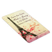 Magnet Flexible Enregistrer le style Tour Eiffel Date (Côté Droit)