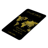 Magnet Flexible Enregistrez la Date Venez Voler Avec Nous Aimant P (Côté Gauche)