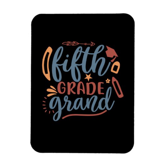 Magnet Flexible Enseignant Art 5e année Grand (Vertical)