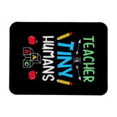 Magnet Flexible Enseignant Cadeau enseignant minuscules humains (Horizontal)