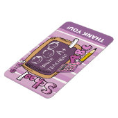 Magnet Flexible Enseignant Merci | Le meilleur enseignant (Côté Gauche)