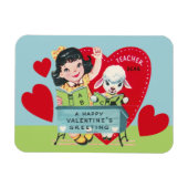 Magnet Flexible Enseignant vintage Valentine (Horizontal)