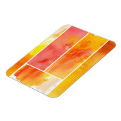 Magnet Flexible Ensemble d'aquarelle abstraite peinte à la main (Côté Gauche)