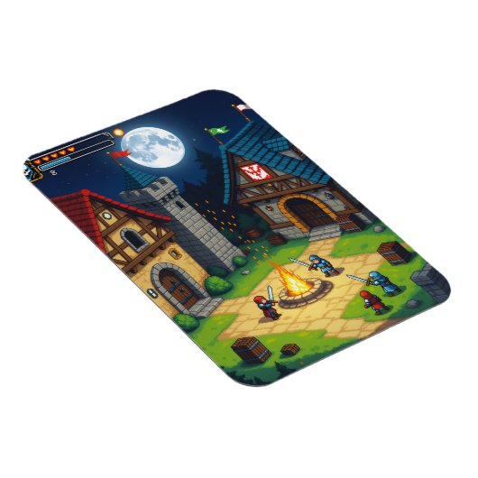 Magnet Flexible Ensemble médiéval (Côté Droit)