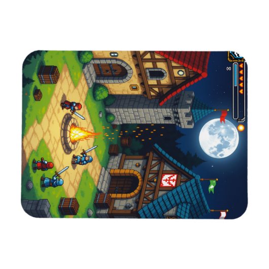 Magnet Flexible Ensemble médiéval (Horizontal)