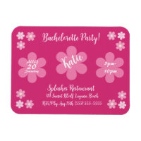 Enterrement de vie de jeune fille - Fleur rose Gla