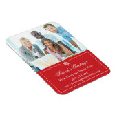 Magnet Flexible Entreprise Photo vacances Noël (Côté Droit)