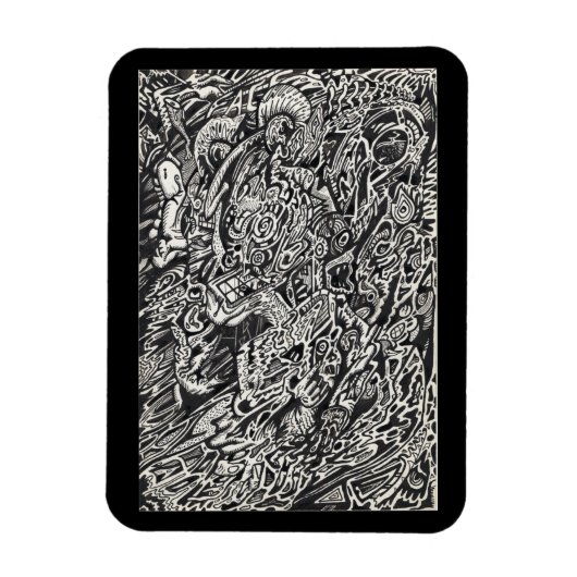 Magnet Flexible Entrez, L'Homme Microdot (Vertical)