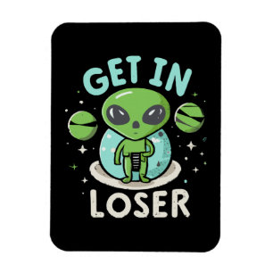 Magnet Flexible Entrez loser extraterrestre UFO drôle
