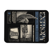 Magnet Flexible Entropie - Conception Brutaliste (Horizontal)