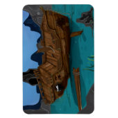 Magnet Flexible Épave sous-marine (Vertical)