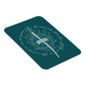 Magnet Flexible Épée elfique ARWEN™ Citation (Côté Droit)