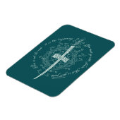 Magnet Flexible Épée elfique ARWEN™ Citation (Côté Gauche)