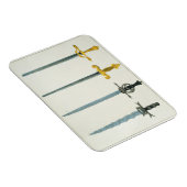 Magnet Flexible Épées, assiette de 'A History of the Development a (Côté Droit)